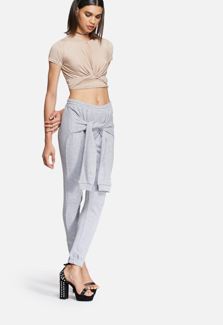 Daisy Street - Knot crop tee