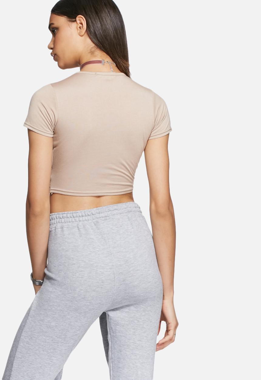 Daisy Street - Knot crop tee