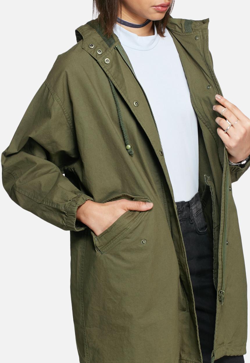 Daisy Street - Oversized Lightweight Parka