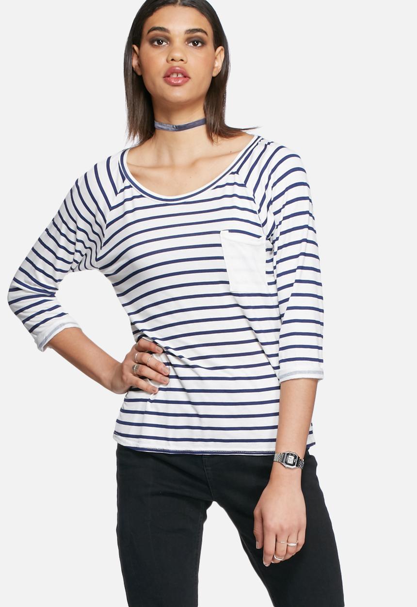 Daisy Street - Cecilia pocket tee