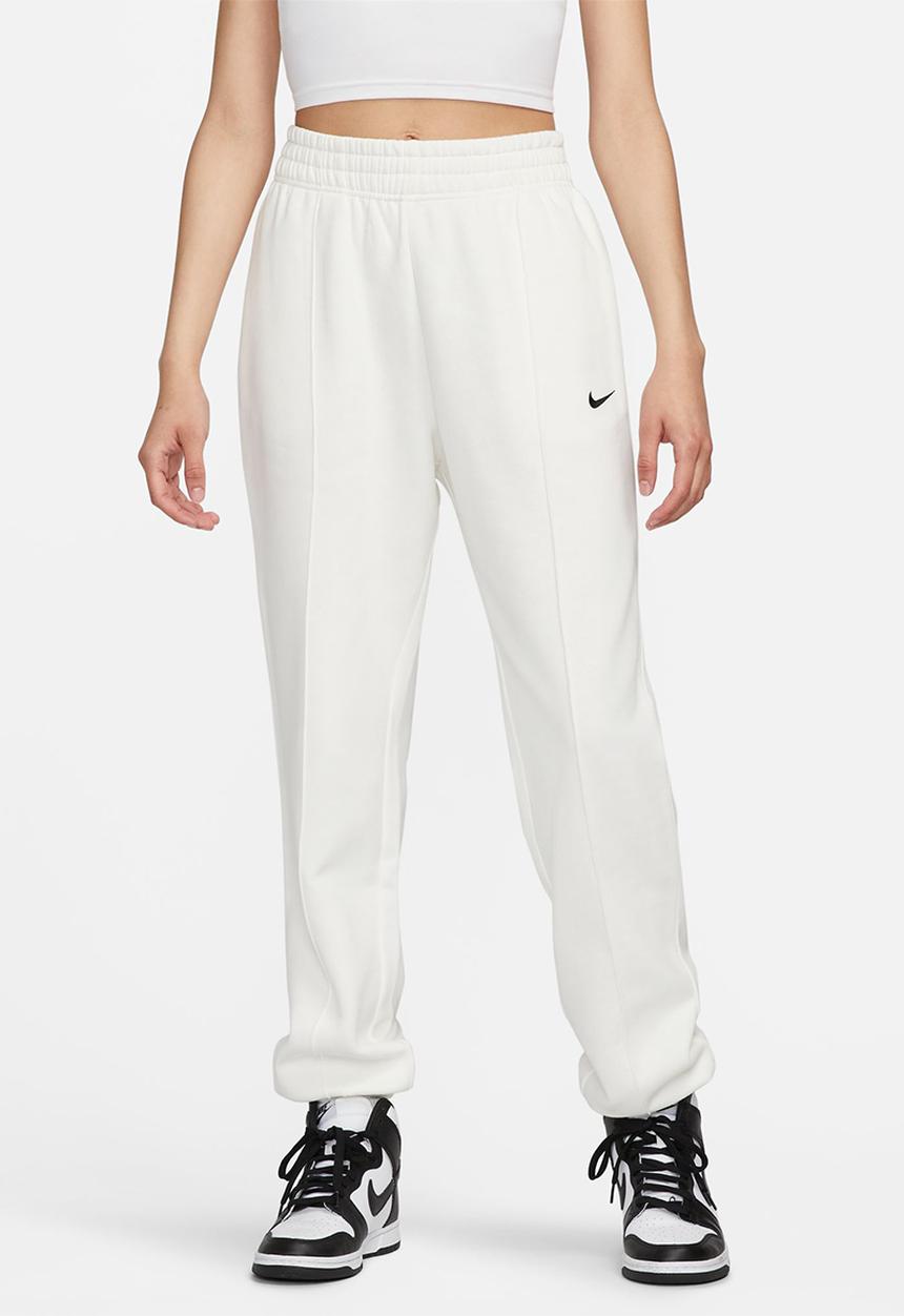 Nike - W Nsw Essntl Clctn Flc Mr Pant - Sail/Black
