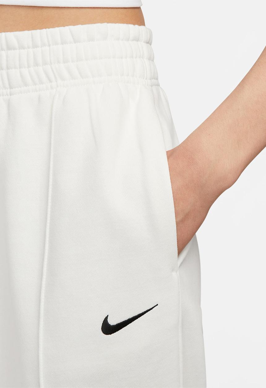 Nike - W Nsw Essntl Clctn Flc Mr Pant - Sail/Black