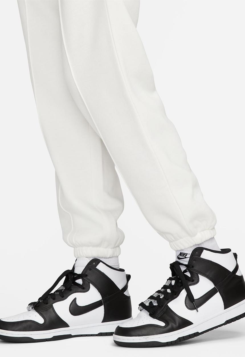 Nike - W Nsw Essntl Clctn Flc Mr Pant - Sail/Black