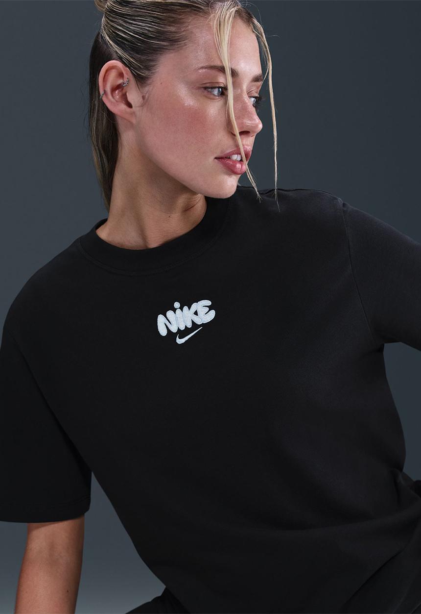 Nike - W Nsw Classics Os Tee - Black/White
