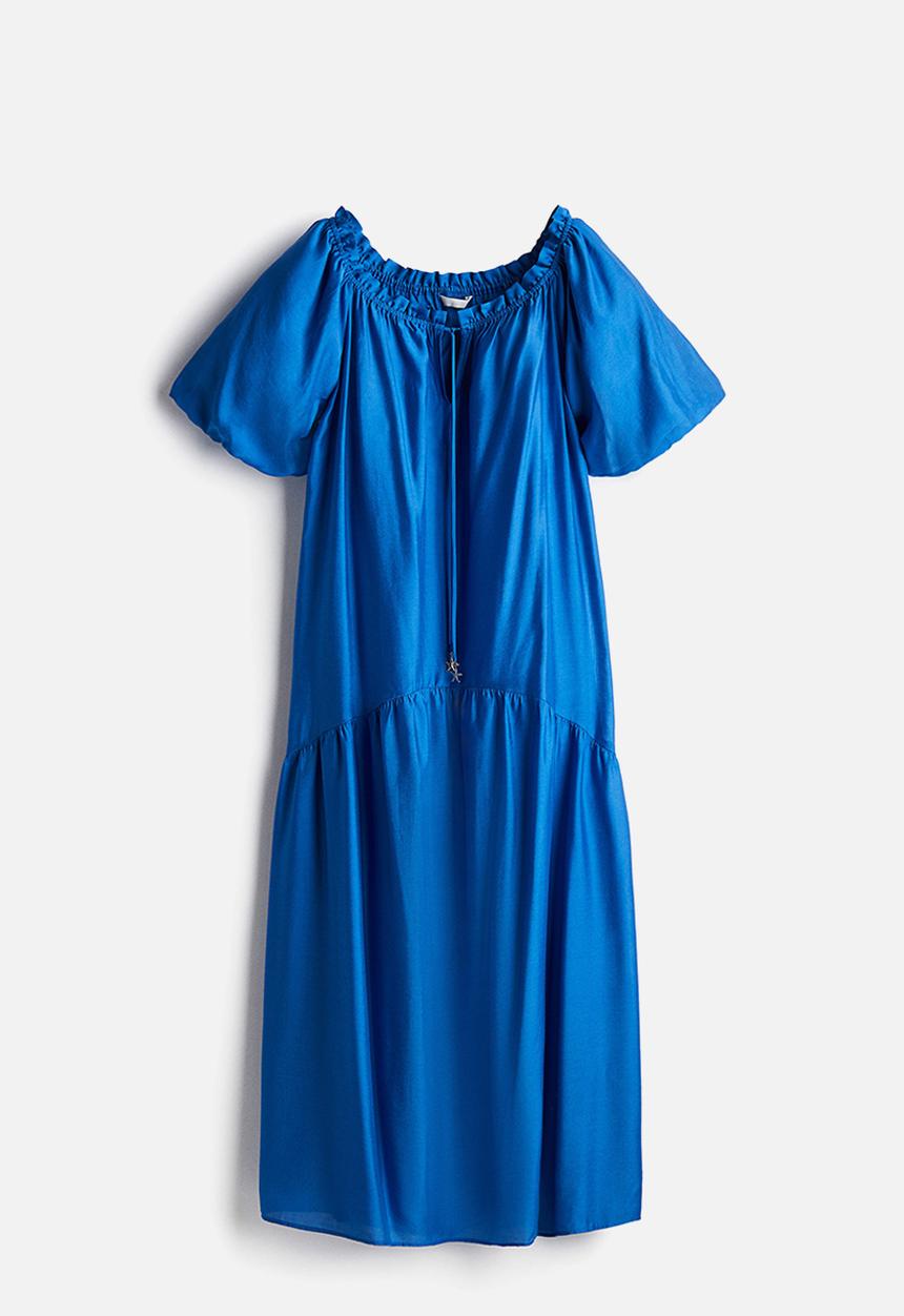 H&M - Drawstring-detail dress - bright blue