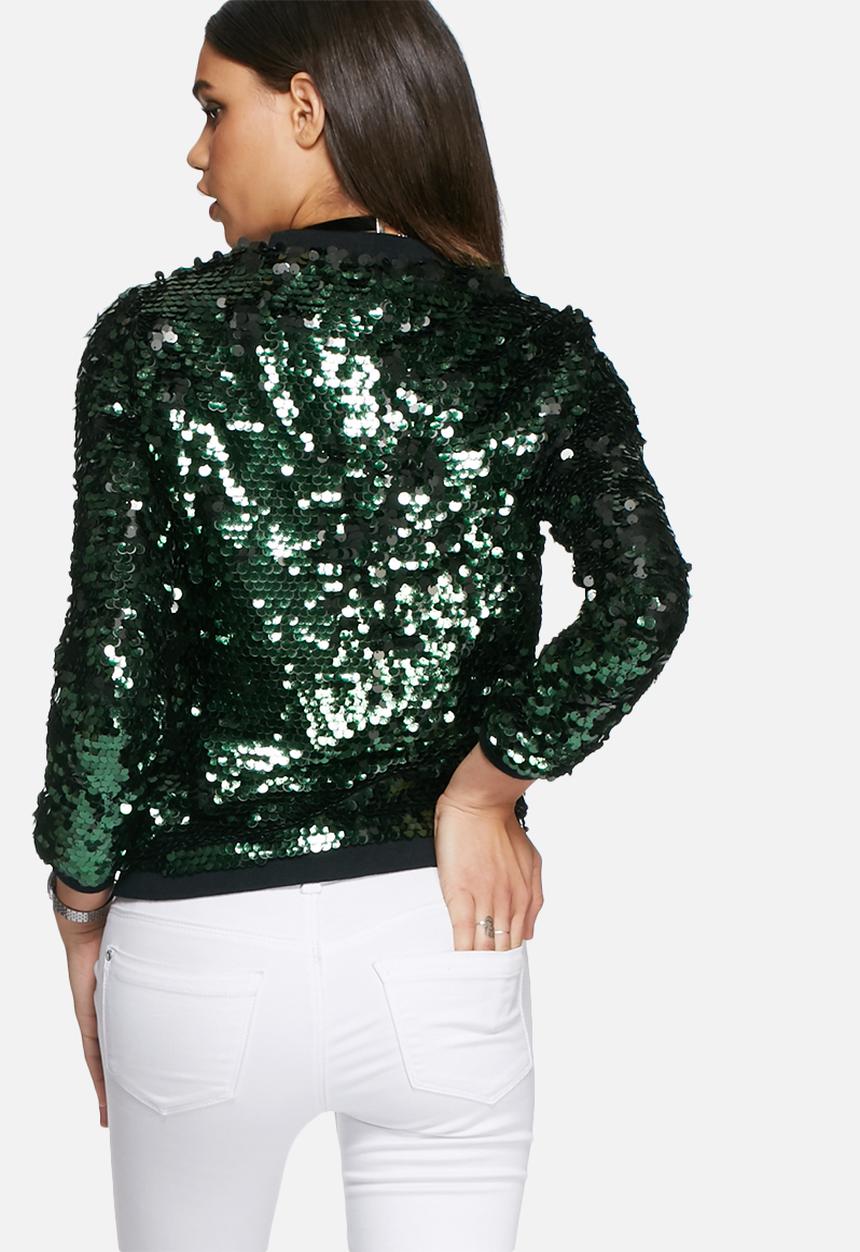 Daisy Street - Sequin bomber