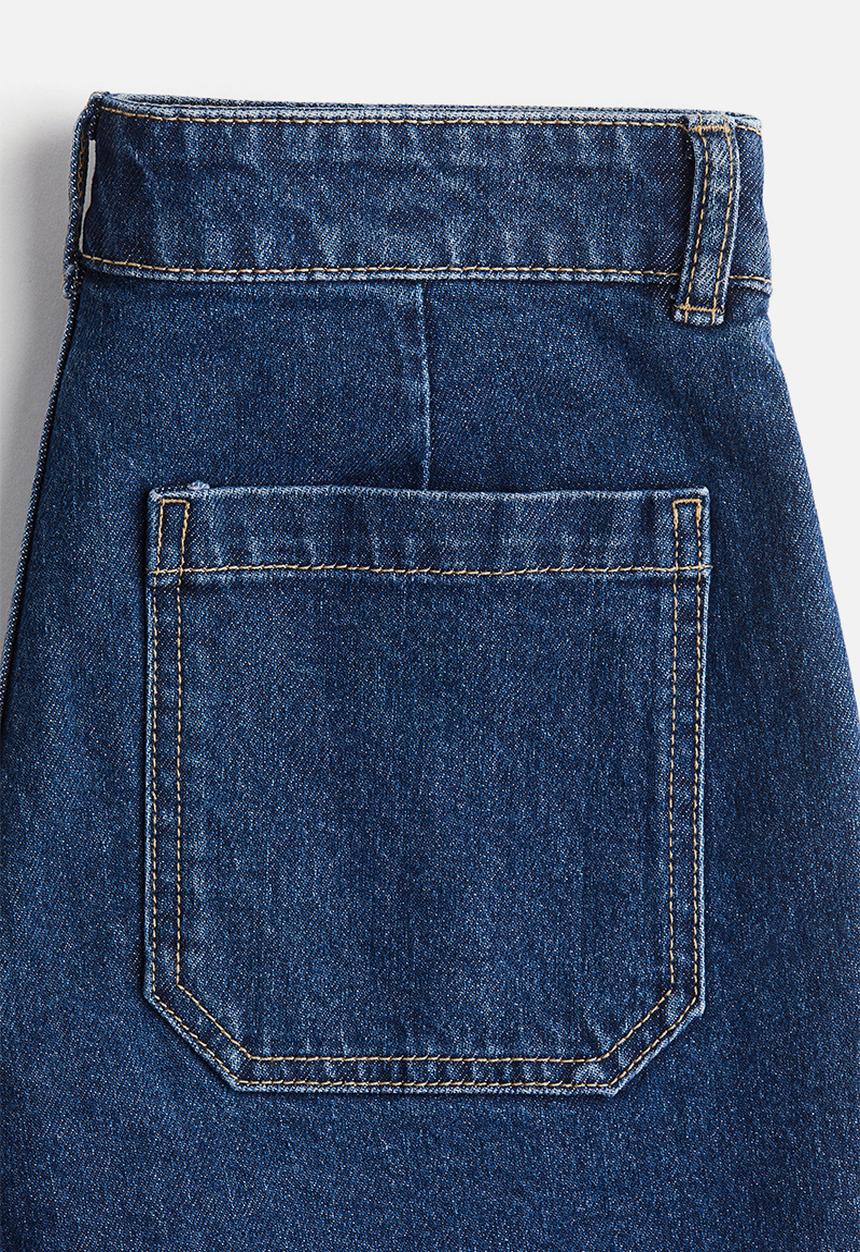 H&M - Denim shorts - denim blue 