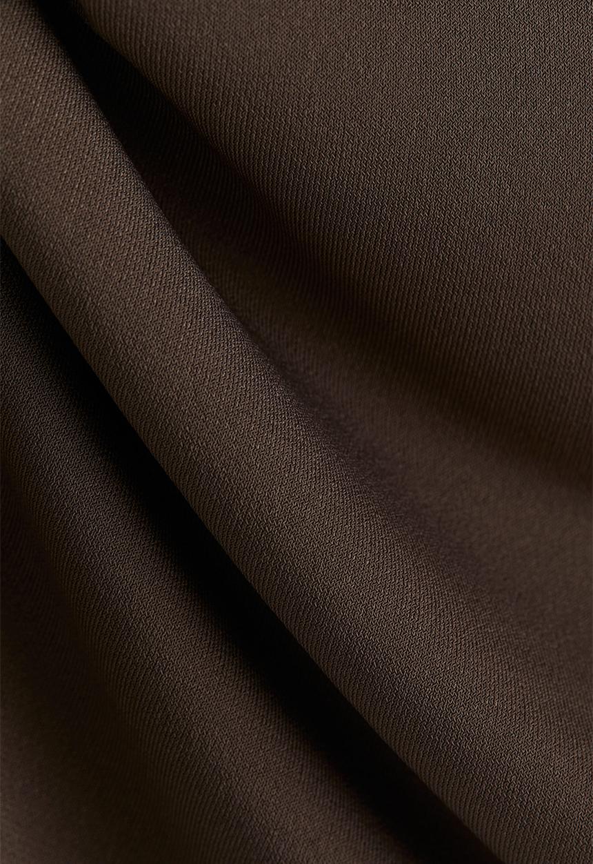 H&M - Draped turtleneck top - dark greige