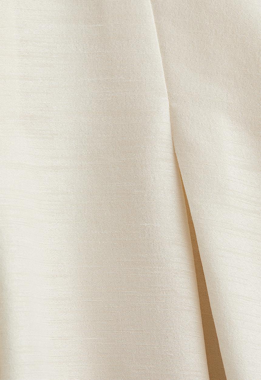 H&M - Long pleated skirt - cream