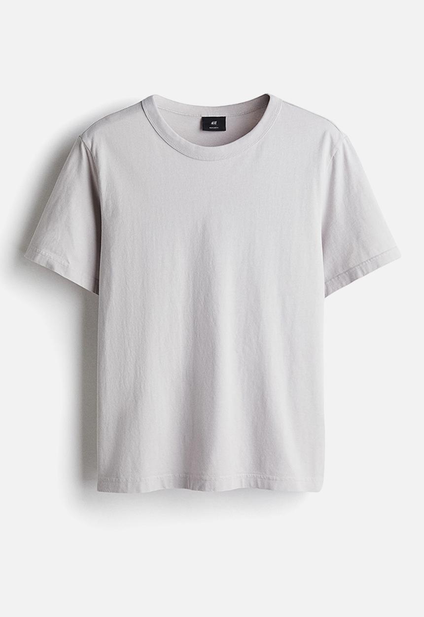 H&M - Regular fit T-shirt - grey