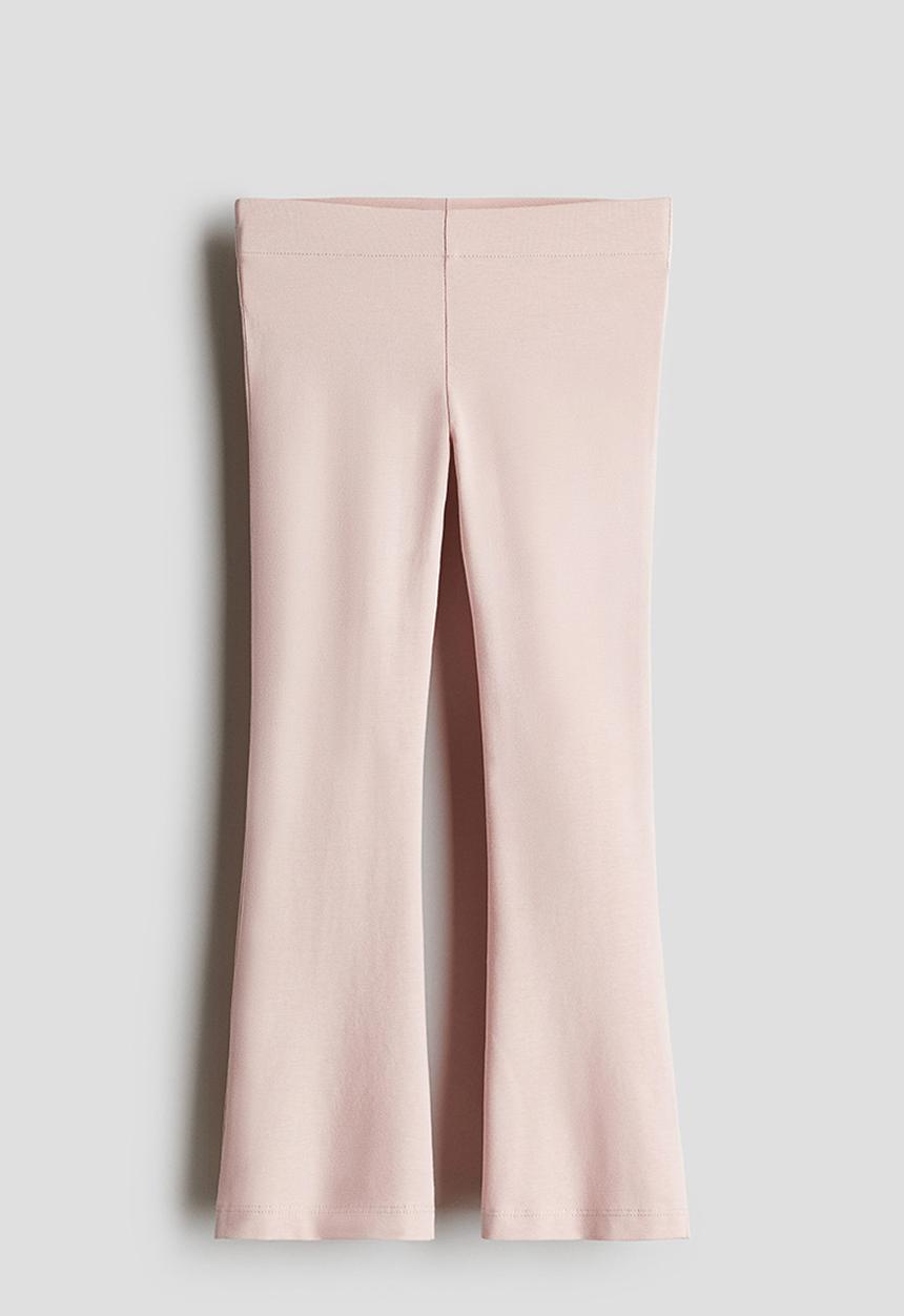 H&M - Flared leggings - light pink