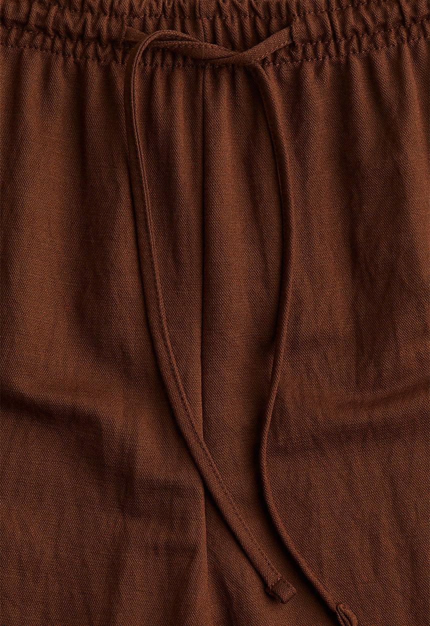 H&M - Wide pull-on trousers - brown