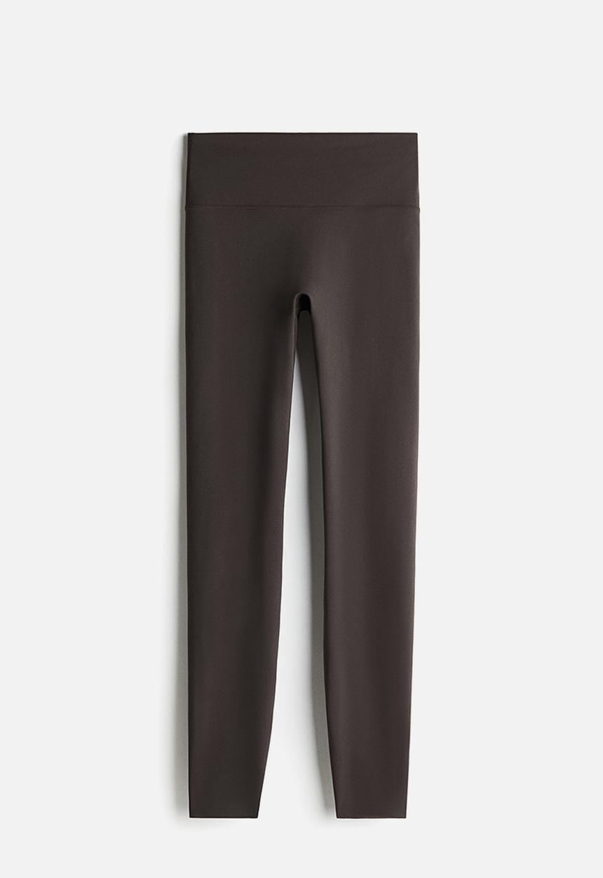 H&M - Sports leggings with softmove™ - dark brown