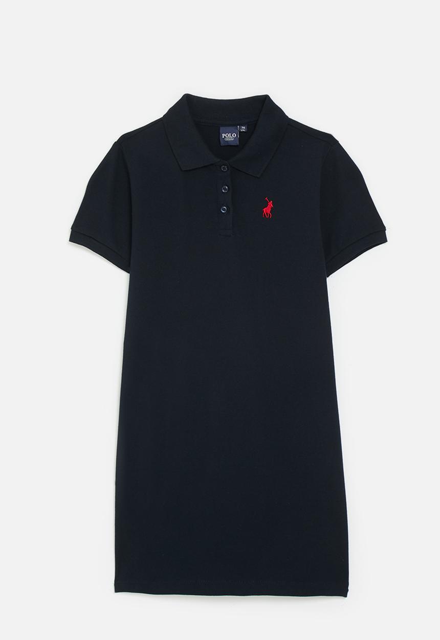 POLO - Core girls dakota ss golfer dress - navy