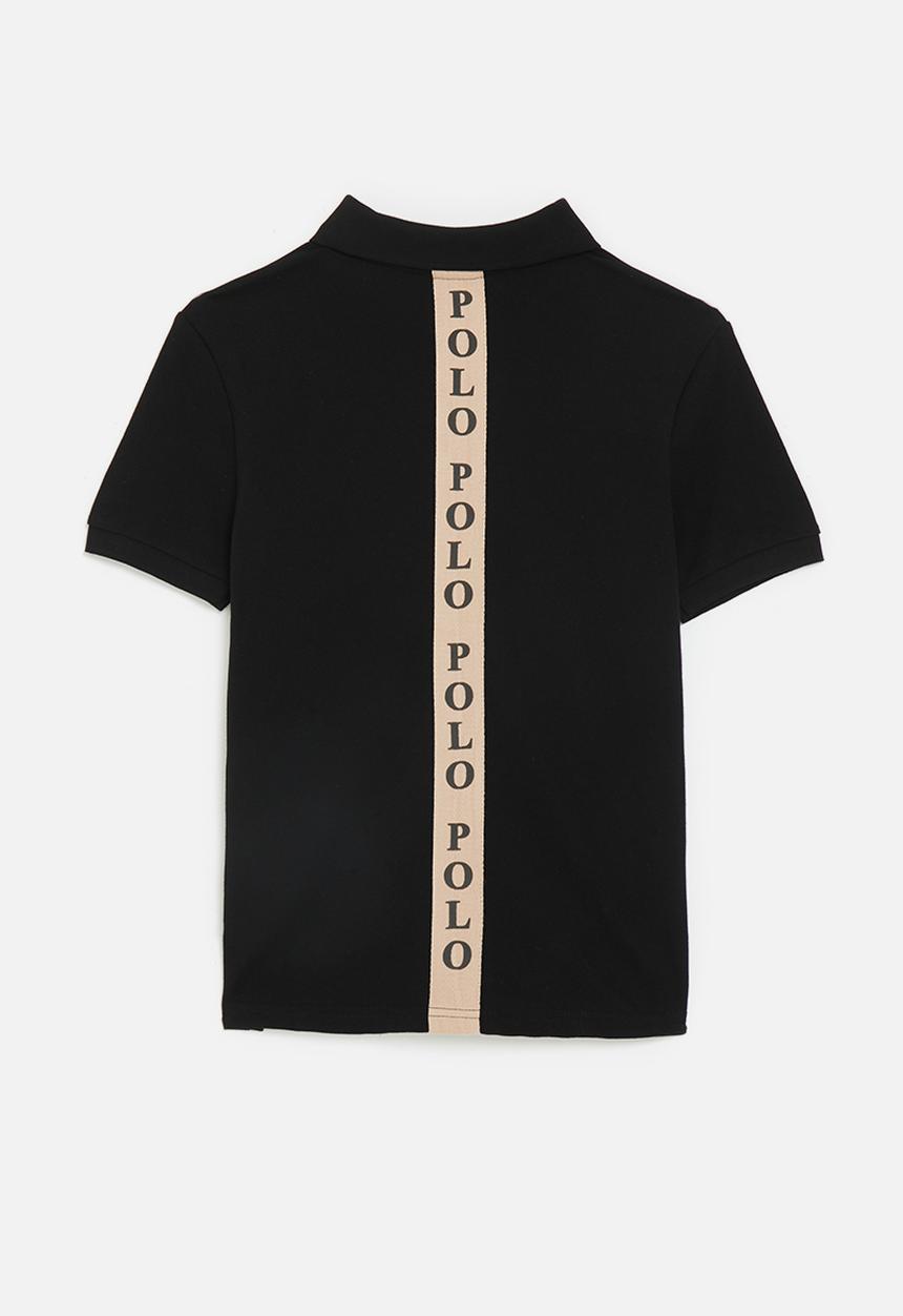 POLO - Boys preston ss golfer - black