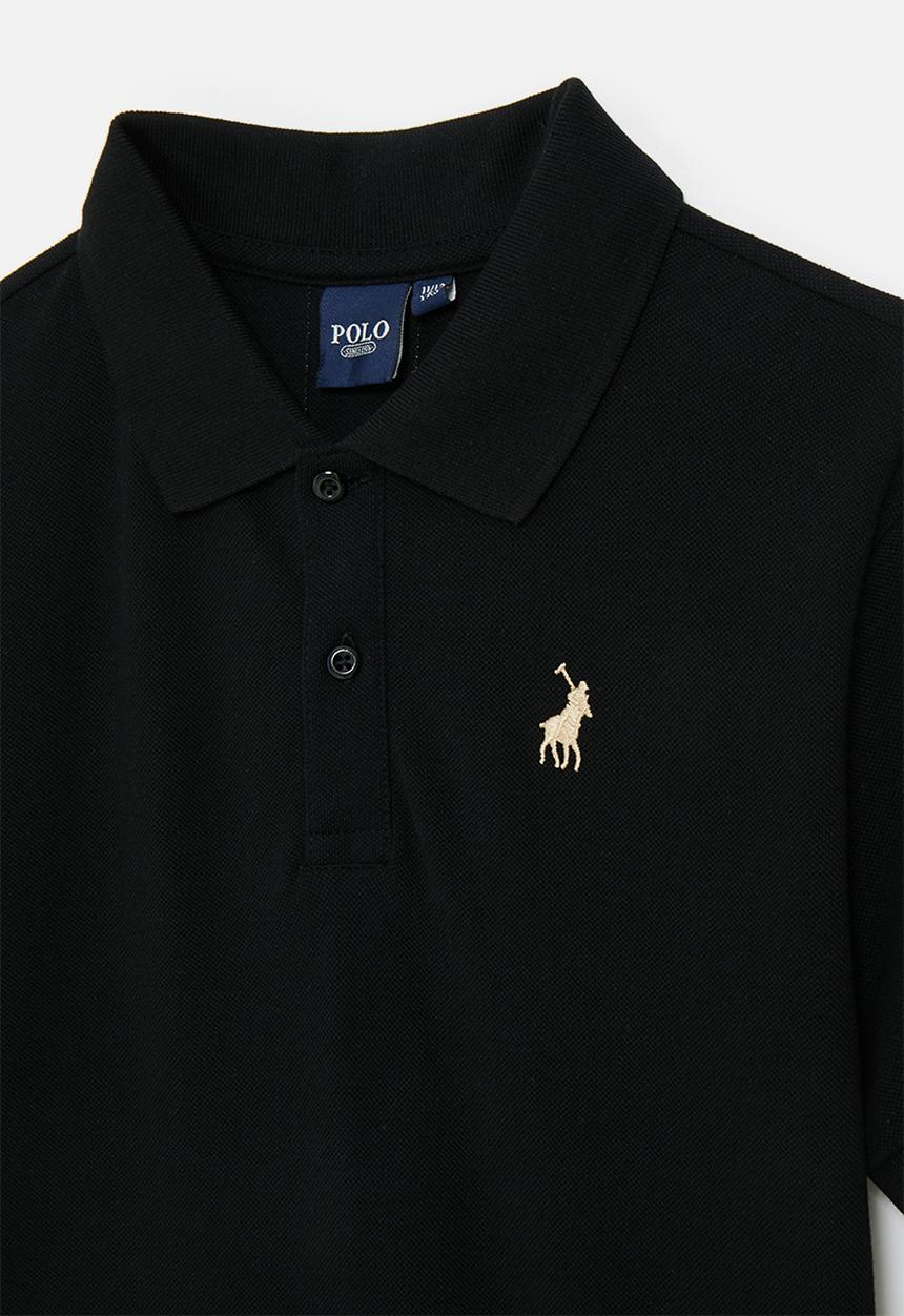 POLO - Boys preston ss golfer - black