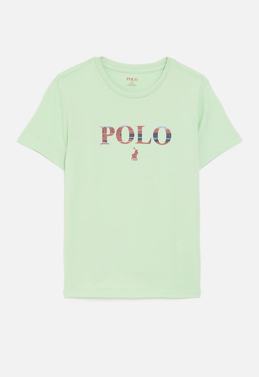 POLO - Girls bianca ss printed tee - sea green