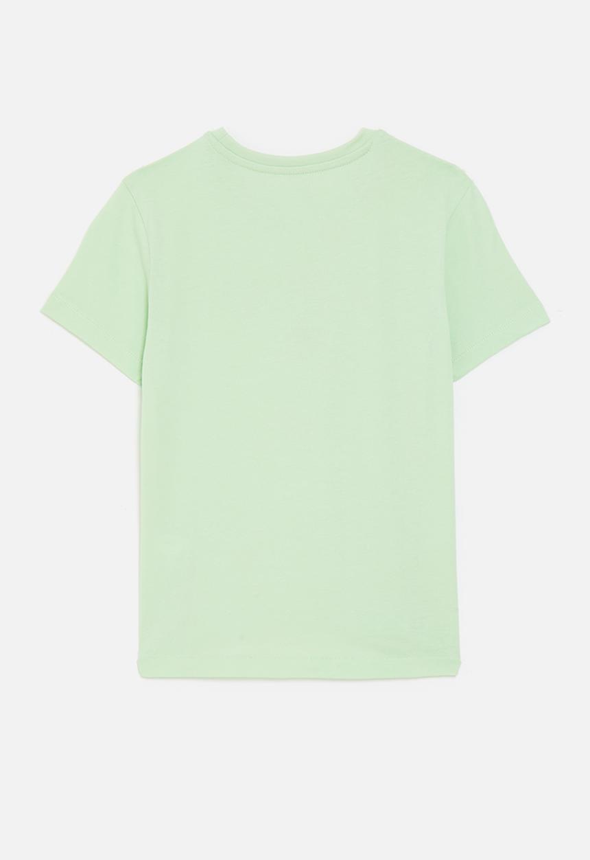 POLO - Girls bianca ss printed tee - sea green