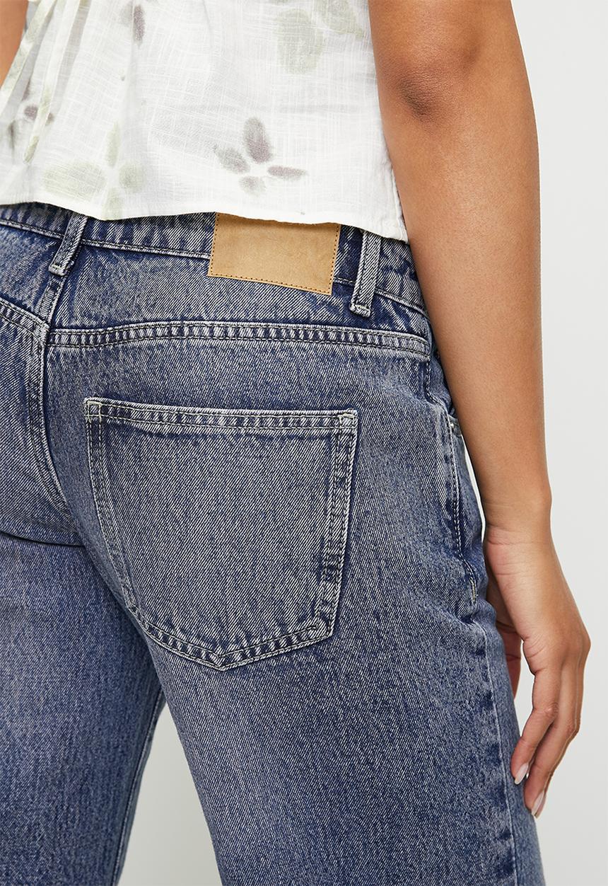 Cotton On - Low rise straight jean - lavendula haze