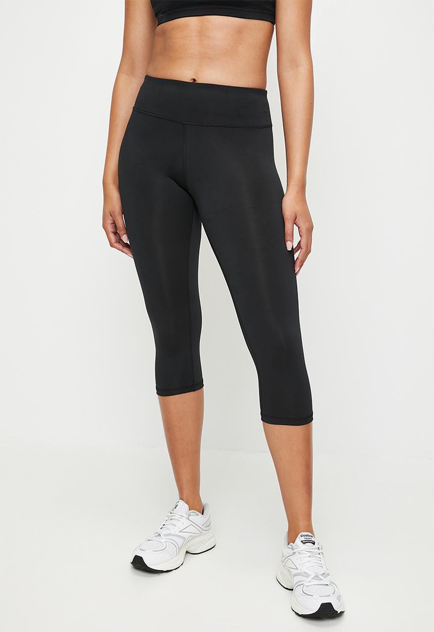 Reebok - Core Mid Rise Capri - Black