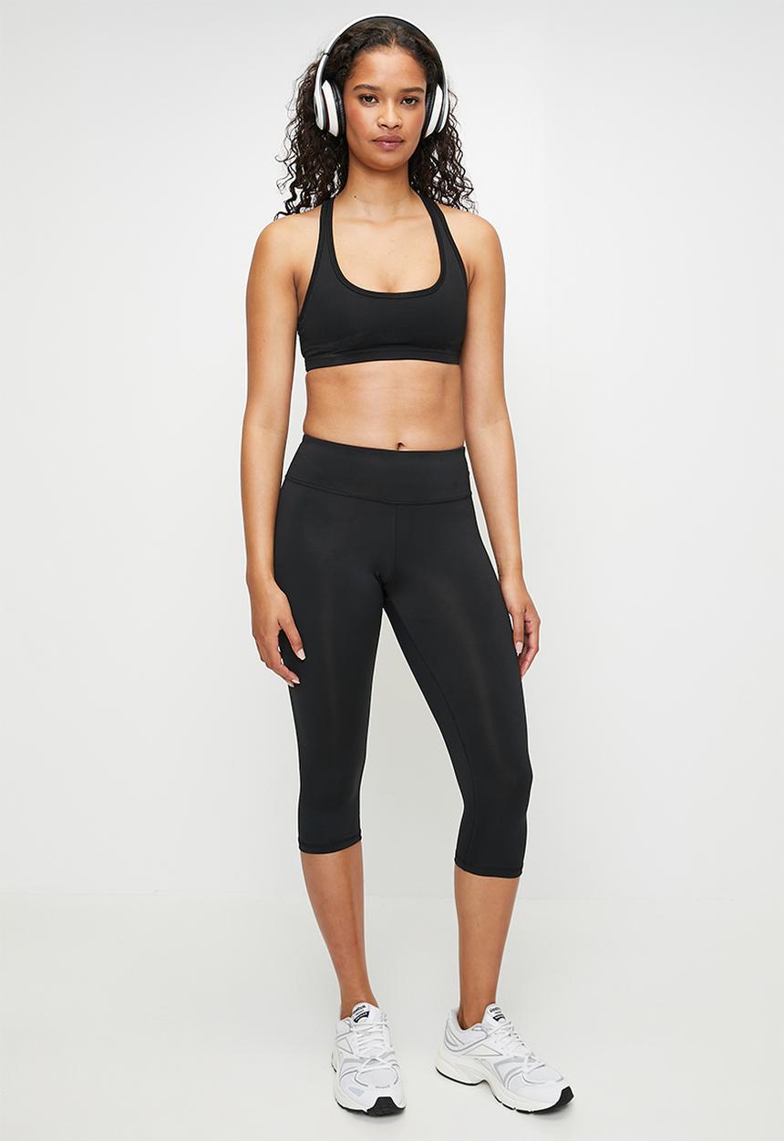 Reebok - Core Mid Rise Capri - Black