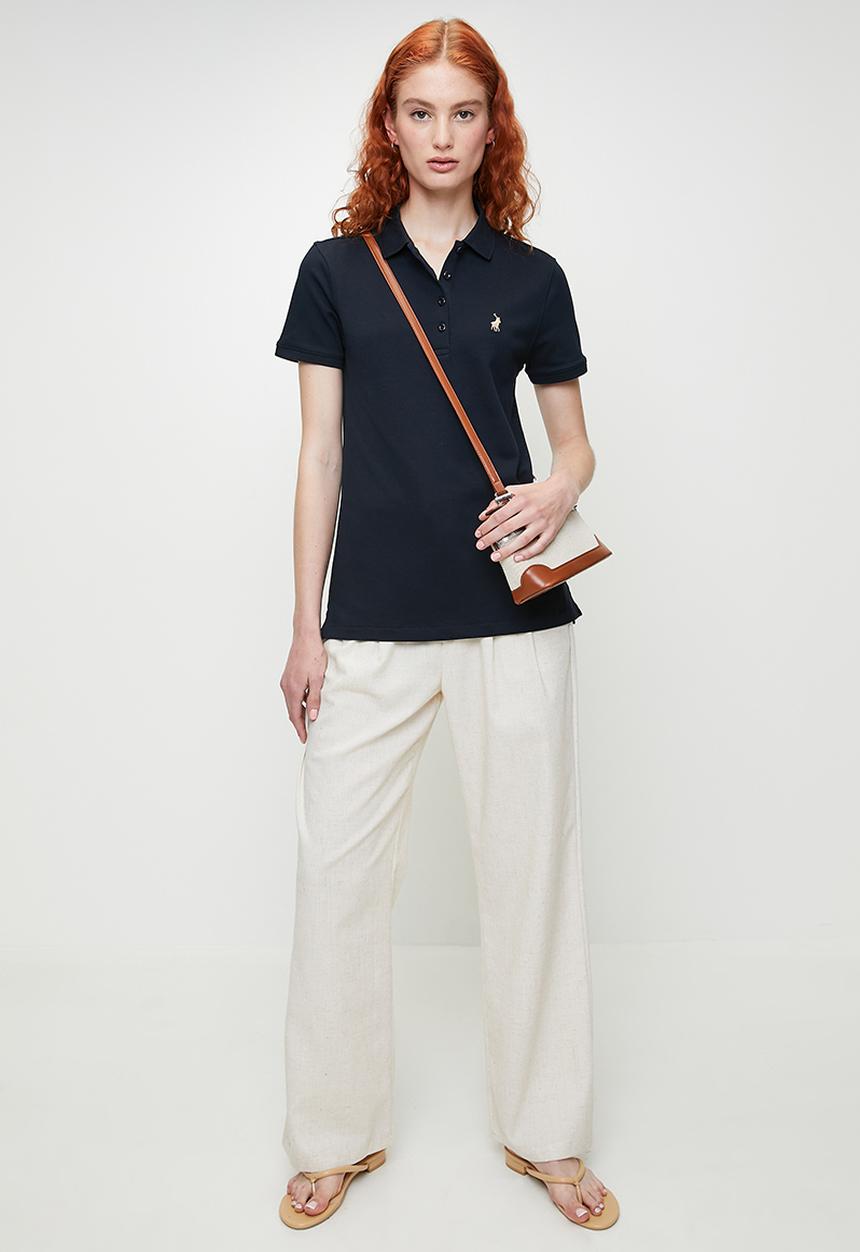 POLO - Margot short sleeve golfer - navy