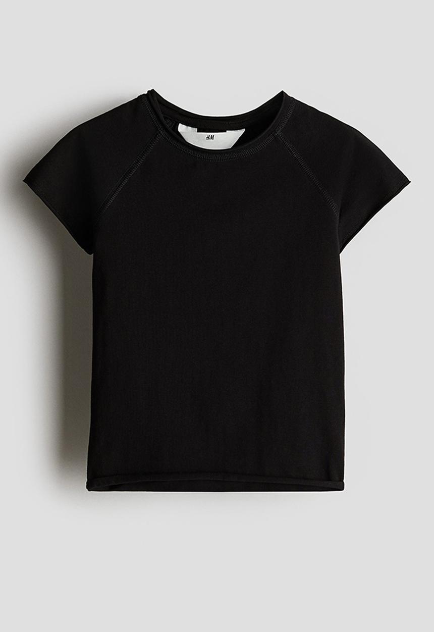 H&M - Cotton top - black