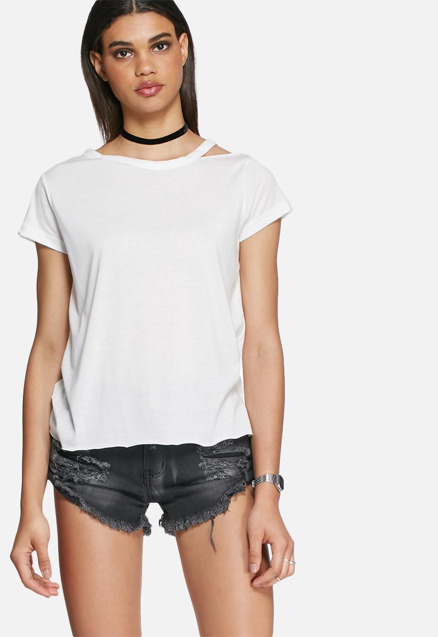 Daisy Street - Victoria distressed tee