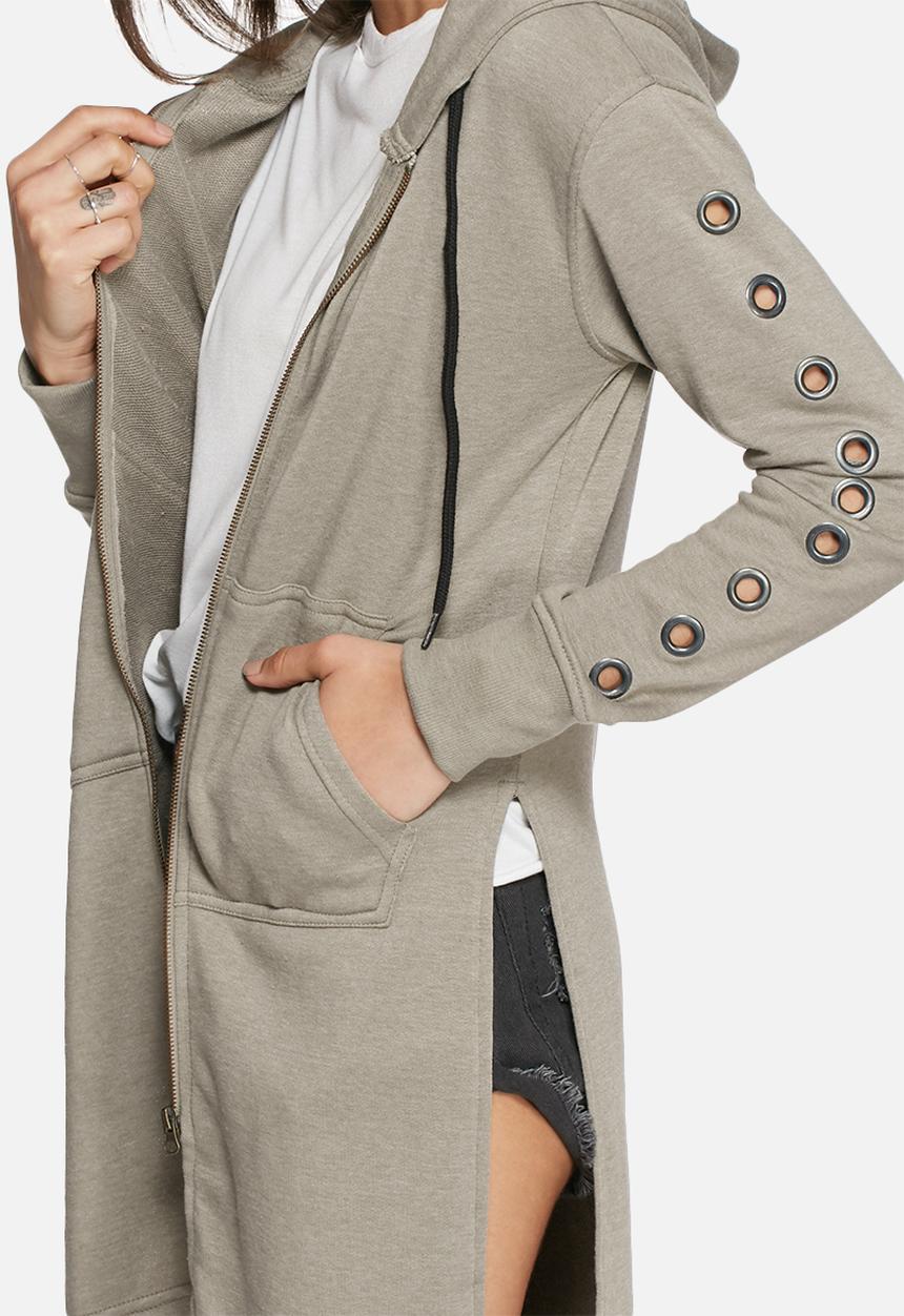 Daisy Street - Eyelet sleeve jacket
