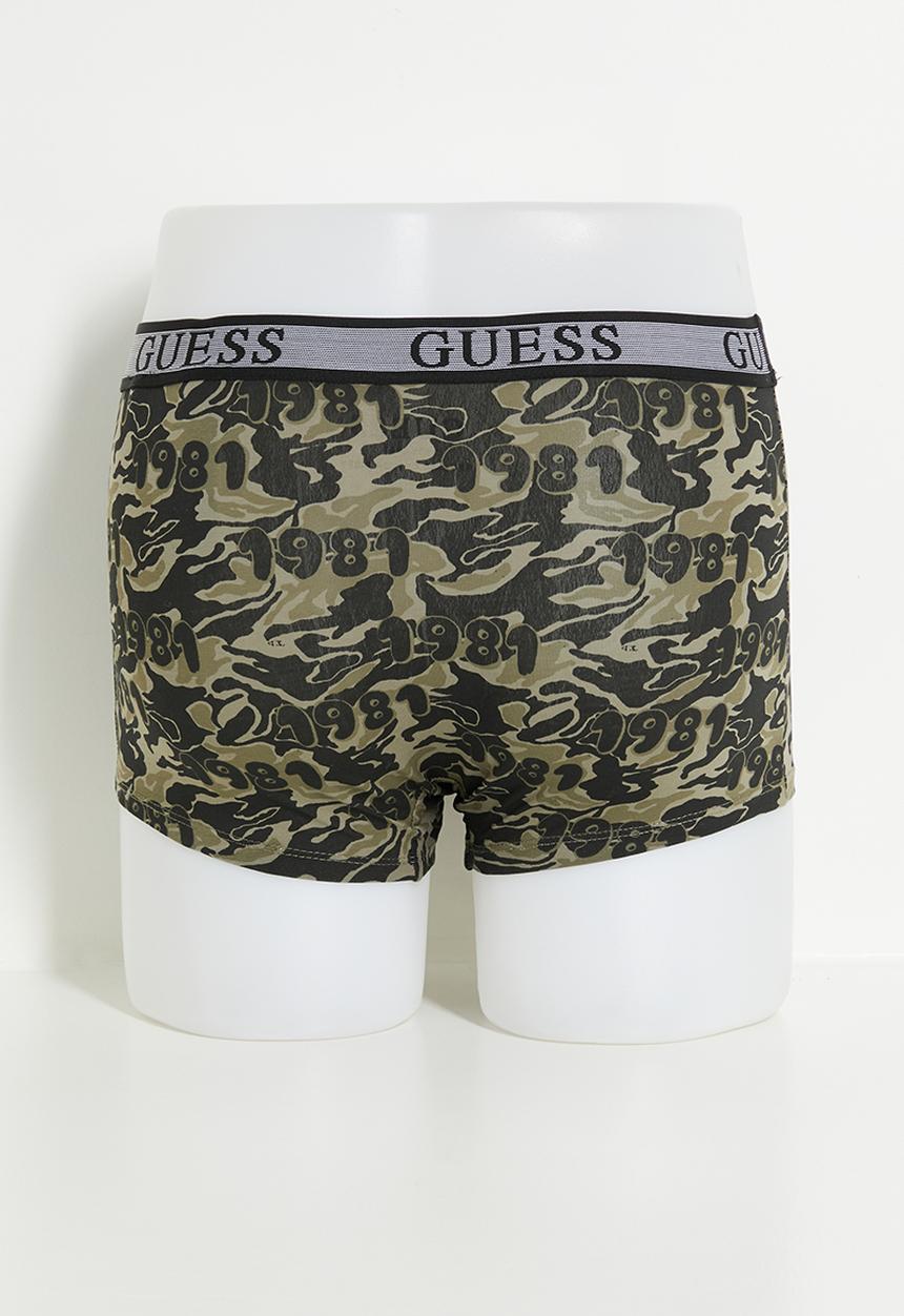 GUESS - Joe Boxer Trunk 3 Pack - Green Camou 81