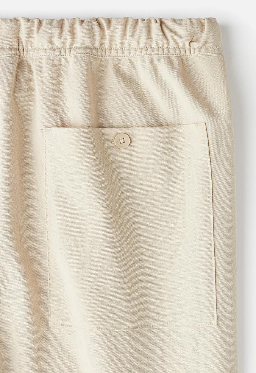 H&M - Relaxed fit trousers - light beige