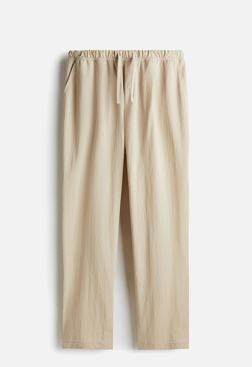 H&M - Relaxed fit trousers - light beige