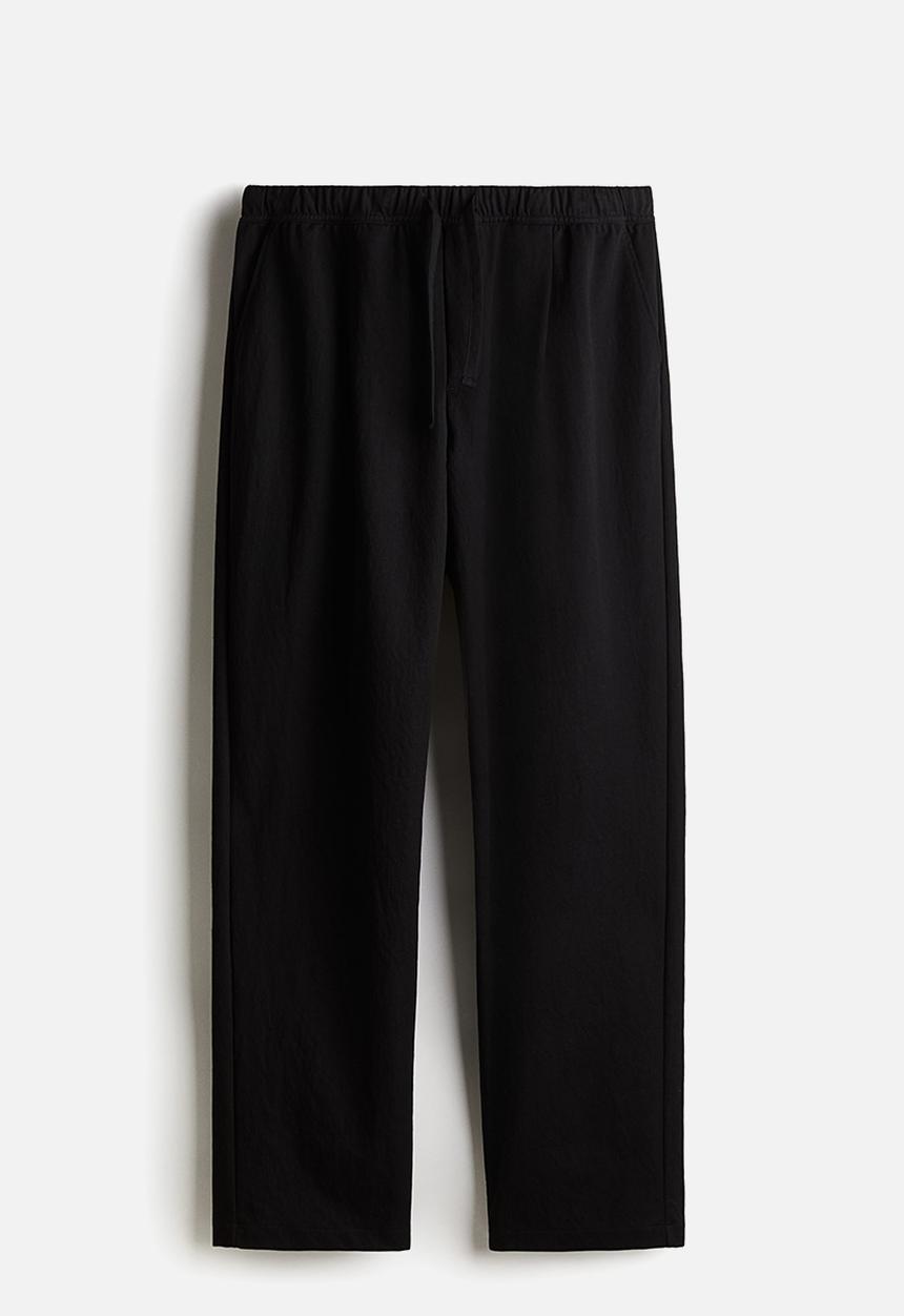 H&M - Relaxed fit trousers - black