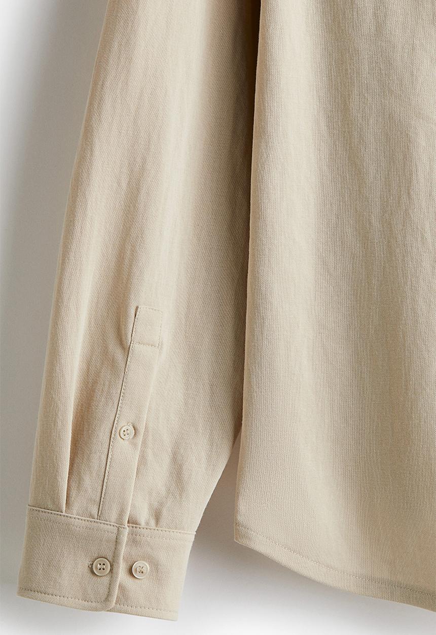 H&M - Loose fit shirt - beige