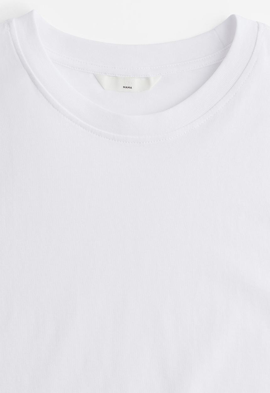 H&M - Mama loose-fit T-shirt - white