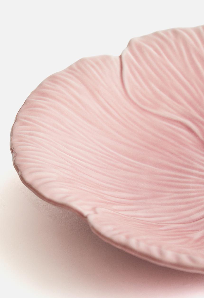 H&M - Stoneware serving plate - pink