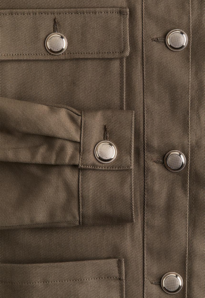 H&M - Cotton utility jacket - khaki green