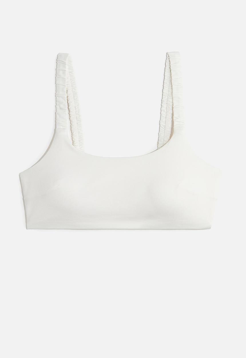 H&M - Padded bikini top - white