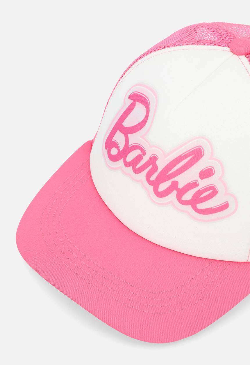 Pop Candy - Barbie trucker cap - honeysuckle pink/white