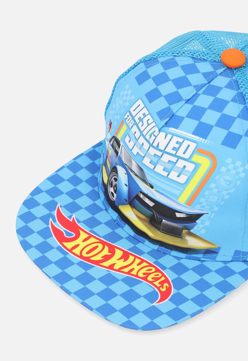 Pop Candy - Hot Wheels trucker cap - sky blue/multi