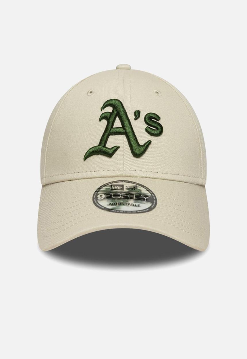 New Era - League Essential 9Forty® Oakland Athletics Stndkg - Ecru