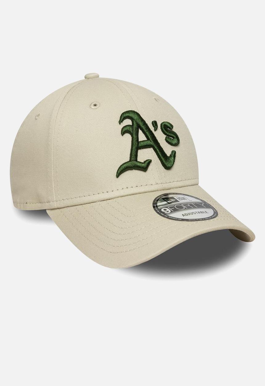 New Era - League Essential 9Forty® Oakland Athletics Stndkg - Ecru