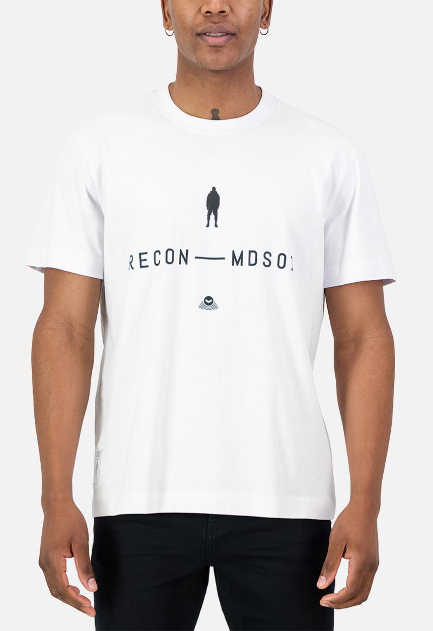 S.P.C.C - Recon Alloy Tee Relaxed Fit Signature Tee - Optical White
