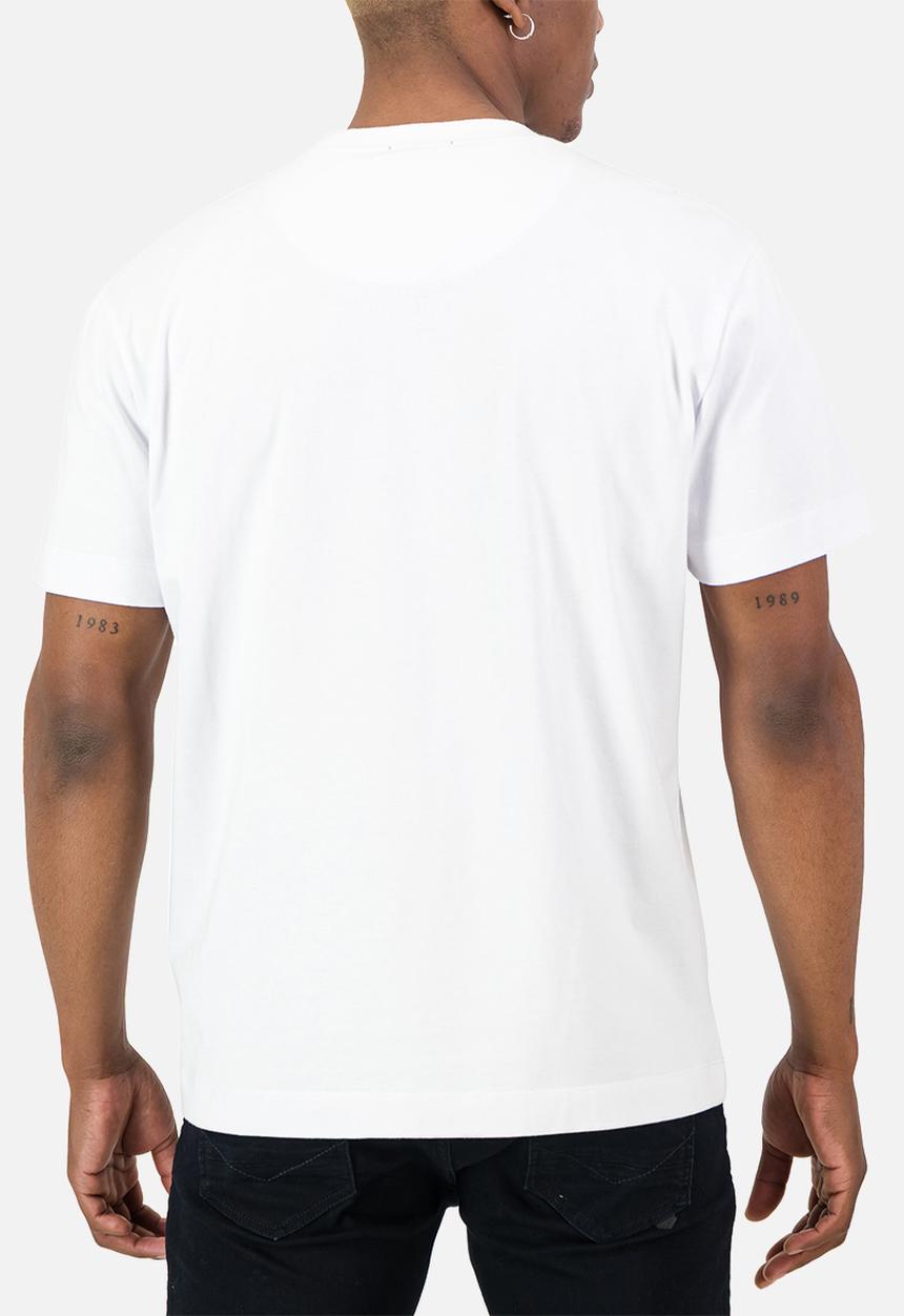 S.P.C.C - Recon Alloy Tee Relaxed Fit Signature Tee - Optical White