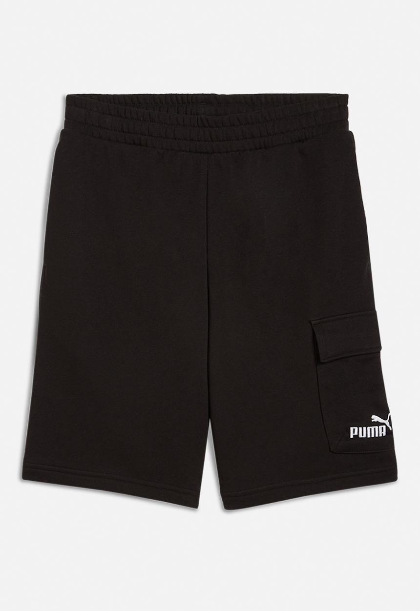 PUMA - ESS No. 1 Logo Cargo Shorts 10” TR - PUMA Black
