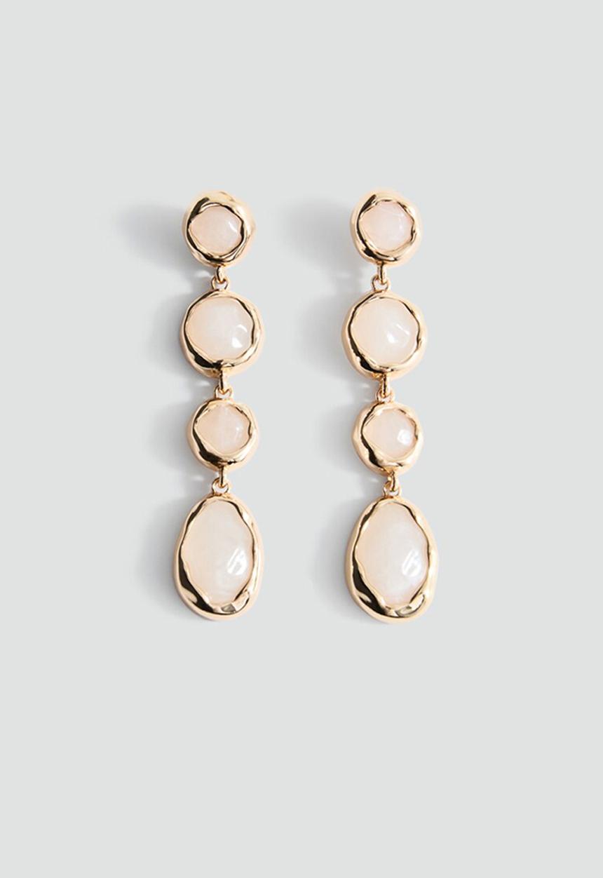 MANGO - Camelia earrings - gold