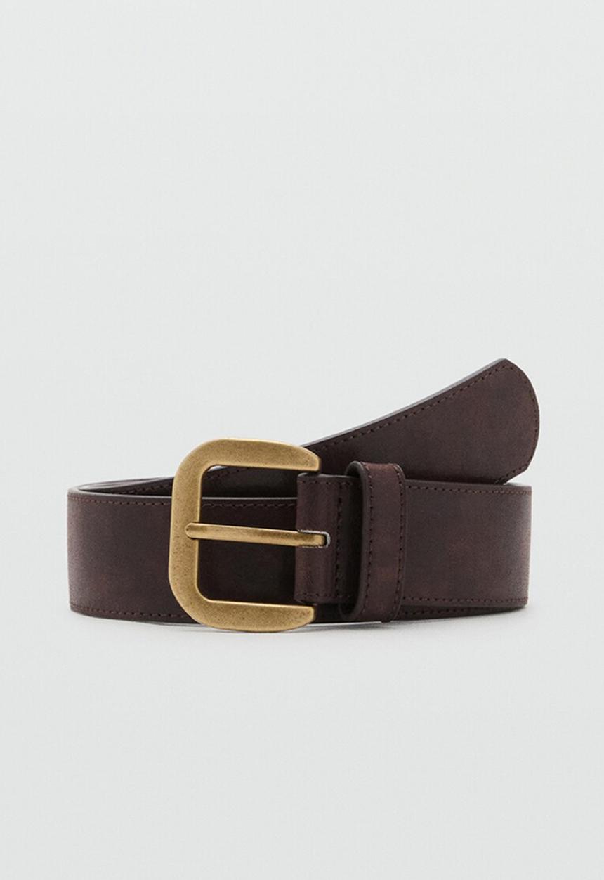 MANGO - Julian belt - dark brown