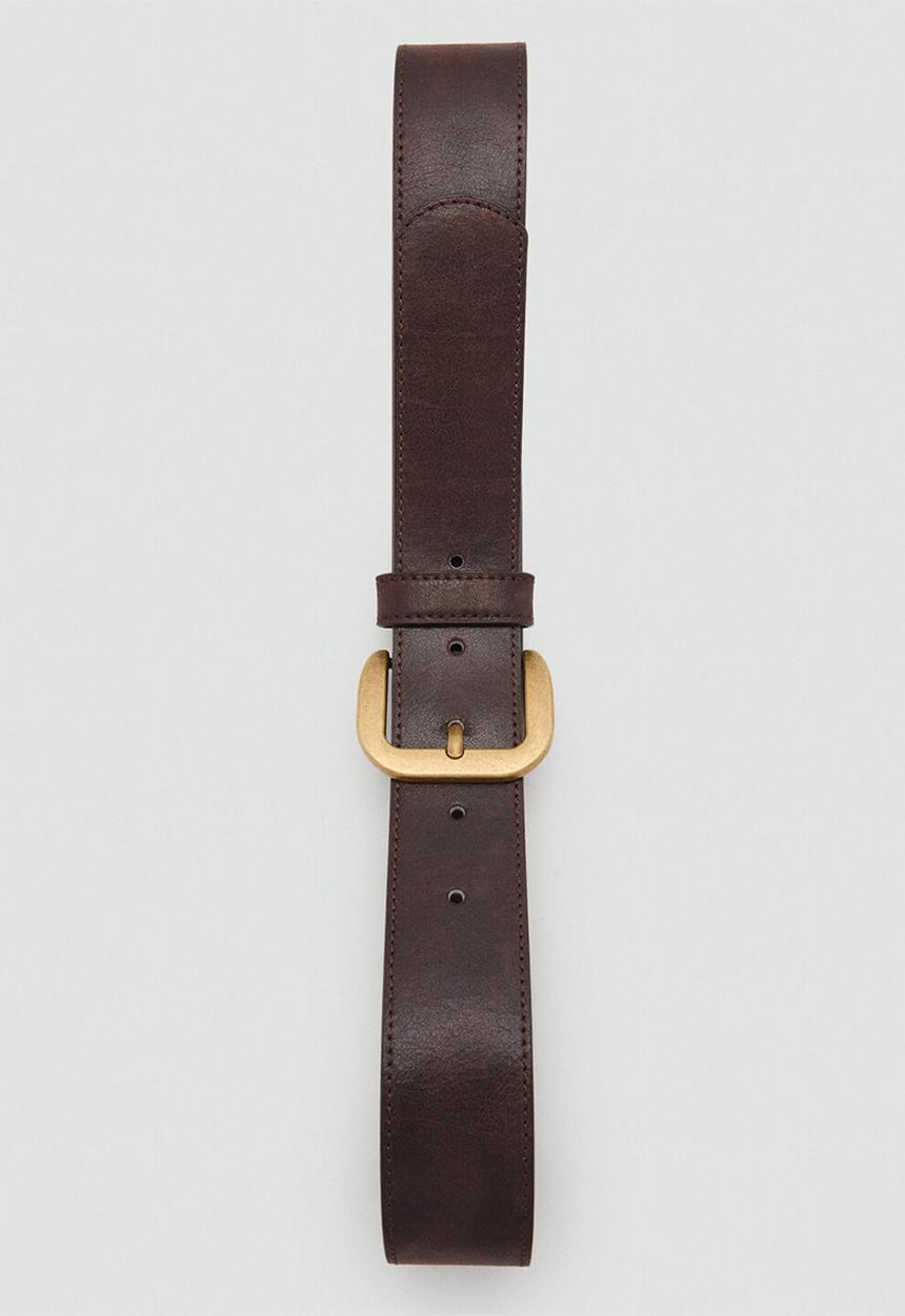 MANGO - Julian belt - dark brown