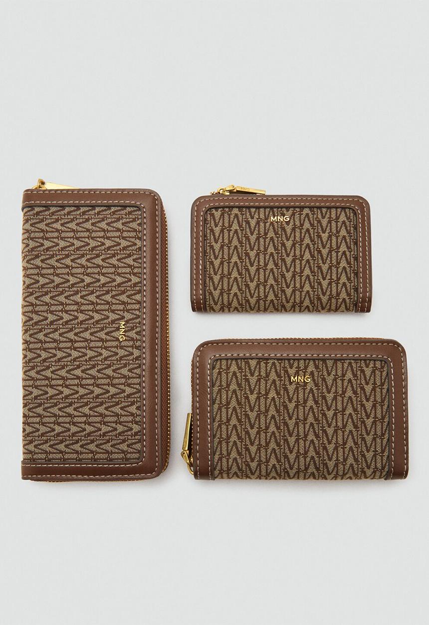MANGO - Ramiro wallet - brown