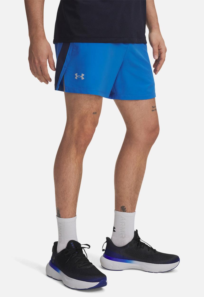 Under Armour - Ua launch 5'' shorts - blue atlantis